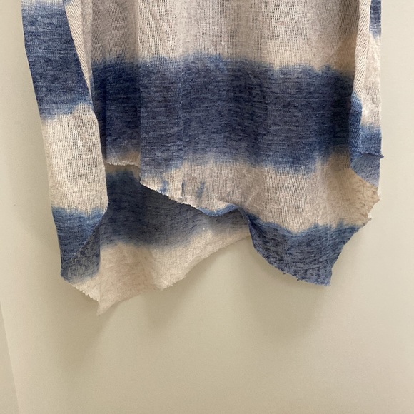 Anthropologie Eri & Ali size small beach swim swimsuit cover up blue beige pink - Picture 5 of 9